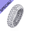 One-of-a-Kind Pavé Diamond Ring: 