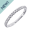 Stardust Active Shared Prong Wedding Ring: wedding band
wedding ring
diamond ring
platinum
gold