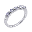 Five Stone Wedding Band: wedding ring,ring,rings,engagement rings,diamond engagement rings