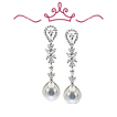 Red Carpet - Stanwyck Pearl Drop Earrings: 
