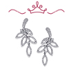 Red Carpet - Chatterton Leaf Earrings: 