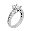 Asscher Cut Channel-set Engagement Ring: Asscher cut,channel set ring,engagement ring,engagement rings,diamond engagement rings