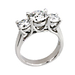 Shared Prong 3 Stone Trellis: anniversary ring,trellis,three stone ring,engagement rings,diamond engagement rings