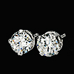 Ideal Cut Signity by Swarovski CZ Stud Earrings: ,engagement rings,diamond engagement rings