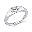 Stardust Actîve Engagement Ring: flush fit ,engagement ring,gold,platinum,semi-bezel,engagement rings,diamond engagement rings