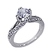 Versailles Engagement Ring: Princess,gold ,platinum,Versailles,engagement rings,diamond engagement rings
