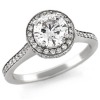 Halo Engagement Ring by Stardust Designs: Stardust Diamonds - Engagement Ring,engagement rings,diamond engagement rings