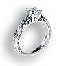 Monaco Solitaire Engagement Ring: engagement,solitaire,platinum,ring,engagement ring,wedding ring,engagement rings,diamond engagement rings