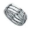 Furrer-Jacot Triple Band Wedding Ring: Furrer-Jacot,wedding band,gold ,platinum,palladium,engagement rings,diamond engagement rings