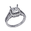 Split Shank Square Bezel Engagement Ring: split shank,gold,platinum,bezel,engagement rings,diamond engagement rings