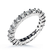 Shared Prong Eternity Ring: eternity ring,wedding band,engagement ring,gold,platinum,engagement rings,diamond engagement rings