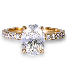 Custom French Pavé Rose Gold Engaement Ring: (/images/Items/1156.jpg) 