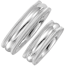 Three Bumps Ribbed Wedding Band: (/images/Items/118.jpg) wedding band,wedding ring,engagement rings,diamond engagement rings