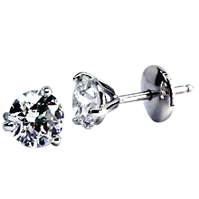 Martini 3-Prong Earring: (/images/Items/14.jpg) earrings,martini,engagement rings,diamond engagement rings