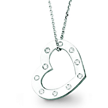 Cartier-style Diamond Heart Pendant: (/images/Items/148.jpg) Valentine,heart,pendant,Cartier,engagement rings,diamond engagement rings