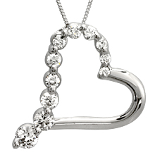 Journey Heart Pendant: (/images/Items/240.jpg) Journey,Pendant,gold,platinum,engagement rings,diamond engagement rings
