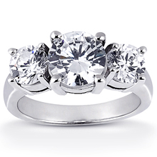 Three Stone Classic Platinum Anniversary Ring: (/images/Items/34.jpg) past,present,future,three stone ring,ring,engagement,anniversary,wedding ring,engagement rin,engagement rings,diamond engagement rings