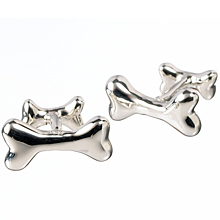 Rotenier Dog Bone Cufflinks: (/images/Items/364.jpg) cufflinks,dog bones,silver,engagement rings,diamond engagement rings