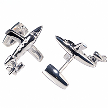Rotenier Jet Plane Cufflinks: (/images/Items/366.jpg) jet plane,cufflinks,cuff link,silver,engagement rings,diamond engagement rings