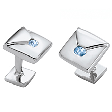 Rotenier Envelope Cufflinks: (/images/Items/373.jpg) envelope,cufflink,silver,blue topaz,engagement rings,diamond engagement rings
