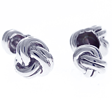 Rotenier Three Knot Cufflinks: (/images/Items/374.jpg) knots,cufflinks,silver,engagement rings,diamond engagement rings