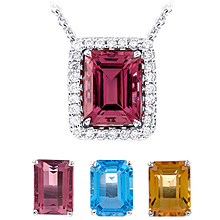Changeable Emerald Cut Pendant: (/images/Items/388.jpg) ,engagement rings,diamond engagement rings