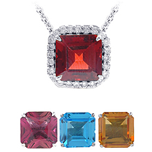 Changeable Square Cut Pendant: (/images/Items/390.jpg) Changeables,Fashion jewlry,gold pendant,engagement rings,diamond engagement rings