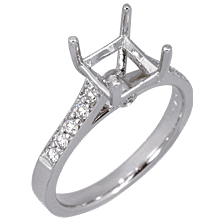 Vatché Aurora Bead-set Princess Engagement Ring: (/images/Items/407.jpg) vatche,princess cut,engagement ring,engagement rings,diamond engagement rings