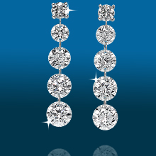 Scintillating 5st Graduated Earrings ER1486: (/images/Items/426.jpg) ,engagement rings,diamond engagement rings