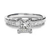 Channel-Set Princess Engagement Ring by Stardust
