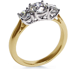 Three Stone Trellis 2-Tone Anniversary Ring: (/images/Items/44.jpg) past,present,future,three stone ring,ring,engagement,anniversary,wedding rings,engagement ri,engagement rings,diamond engagement rings