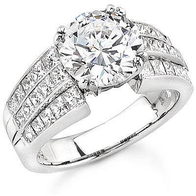 Channel-Set Princess Engagement Ring by Stardust: (/images/Items/504/pic1.jpg) Stardust Diamonds - Engagement Ring,engagement rings,diamond engagement rings
