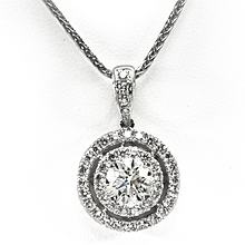 Diamond Double Bezel Pendant: (/images/Items/623.jpg) ,engagement rings,diamond engagement rings
