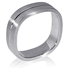 Furrer-Jacot Square Wedding Ring: (/images/Items/636.jpg) Furrer-Jacot,gold,ring,wedding band,platinum,paladium,engagement rings,diamond engagement rings
