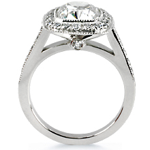 Cannes Custom Bezel Engagement Ring: (/images/Items/75.jpg) Legacy,platinum,engagement ring,Tiffany,bezel,engagement rings,wedding rings,engagement rings,diamond engagement rings