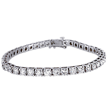 Classic 4-Prong Diamond Tennis Bracelet: (/images/Items/96.jpg) Tennis bracelet,diamond bracelet,gold,platinum,engagement rings,diamond engagement rings