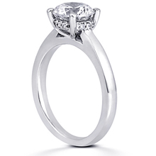 Solitaire Engagement Ring: (/images/Items/ENR8440_Angle.jpg) Gold Platinum Diamond Ring ,engagement rings,diamond engagement rings
