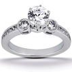 Engagement ring with Side Stones