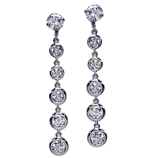 Bezel Drop Earring Jackets